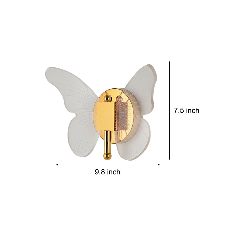 Butterfly Dimmable Modern LED Wall Light