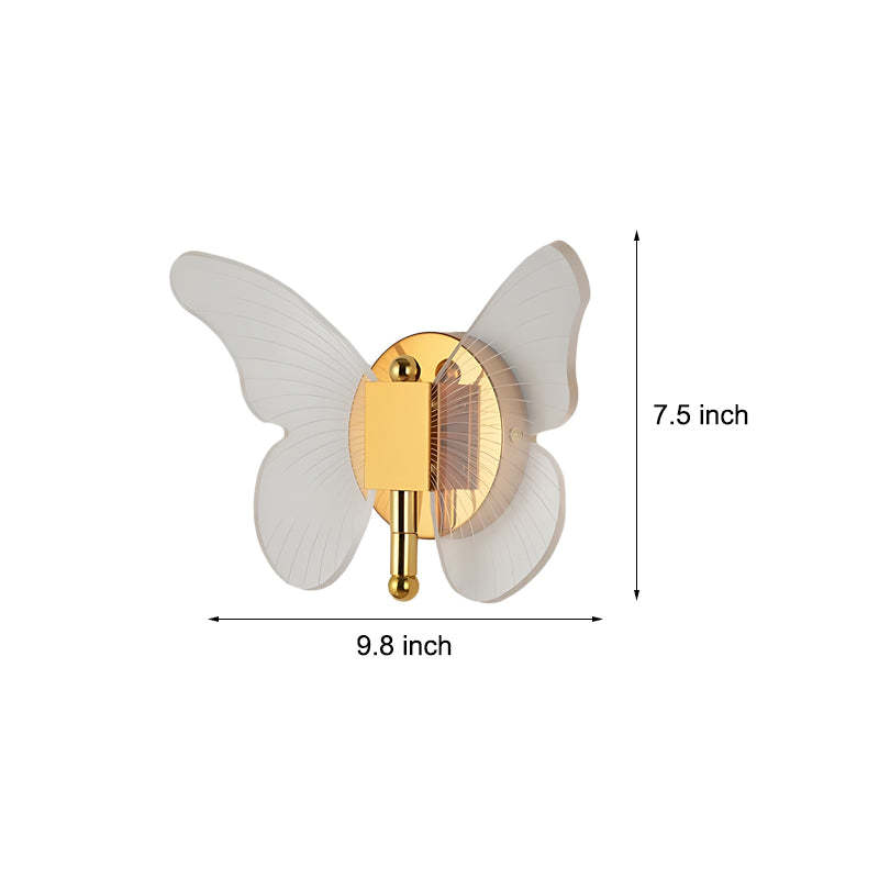 Butterfly Dimmable Modern LED Wall Light