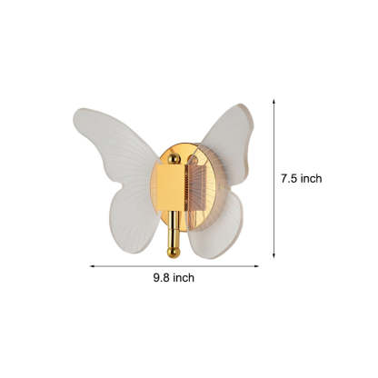 Butterfly Dimmable Modern LED Wall Light