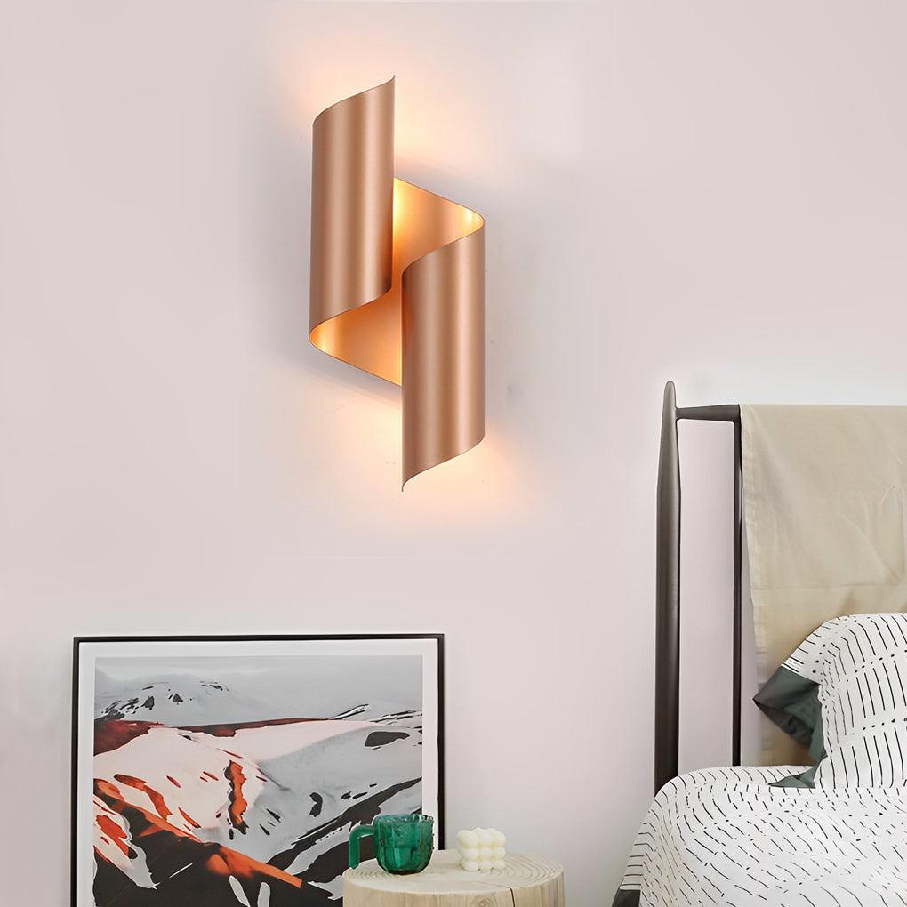 2pcs Symmetrical Creative Up And Down Lighting Modern Wall Light Fixture-Lighom