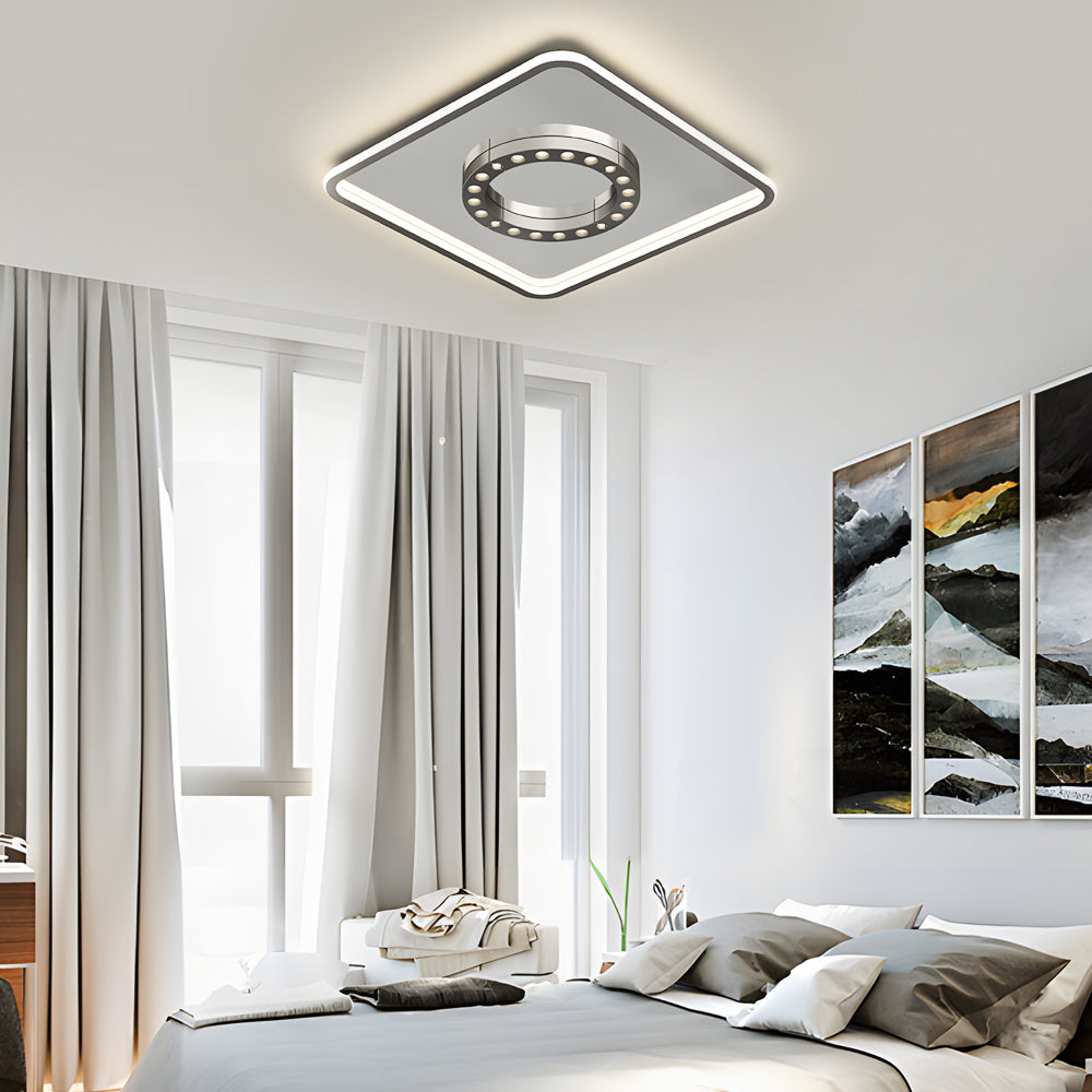 Square LED Anti-Glare Dimmable Modern Ceiling Light
