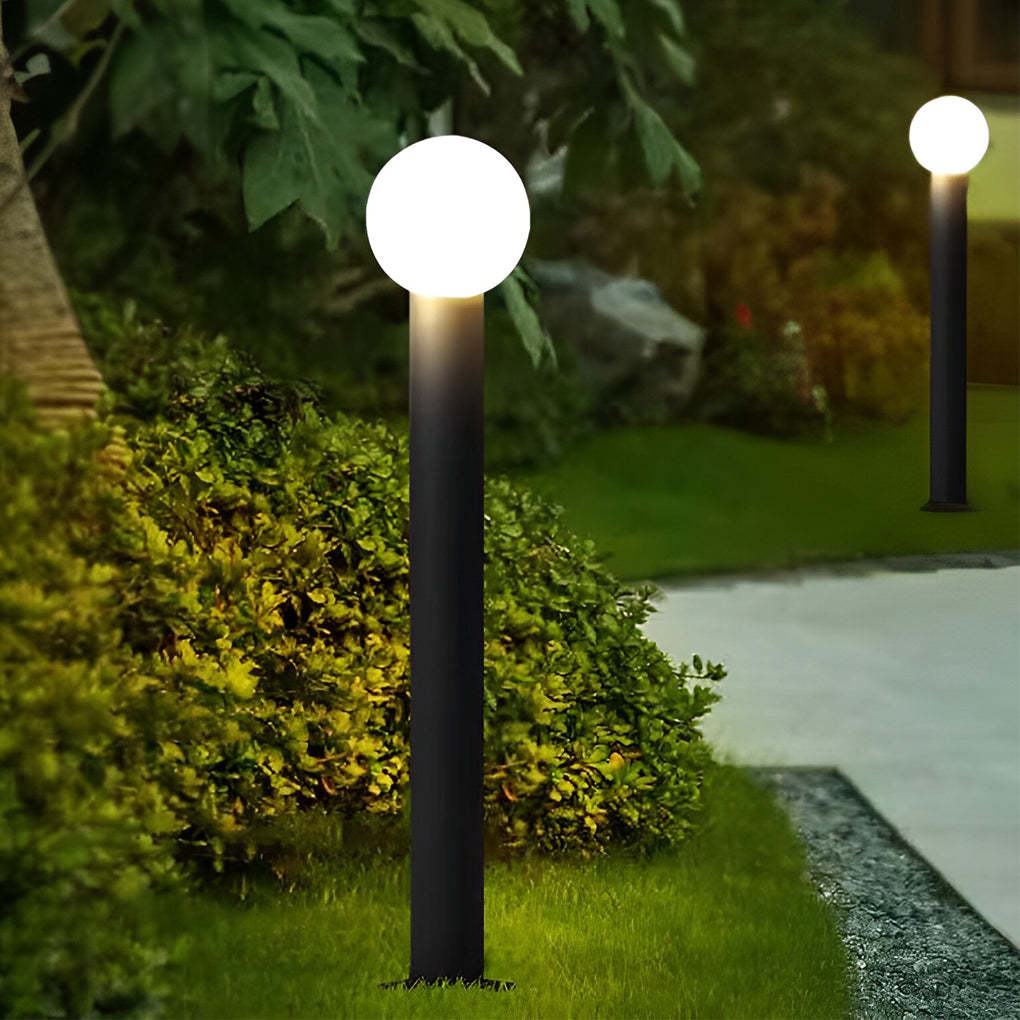 Elegant Round Ball LED Pathway Lights - Waterproof & Sturdy-Lighom