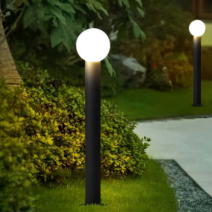 Elegant Round Ball LED Pathway Lights - Waterproof & Sturdy-Lighom