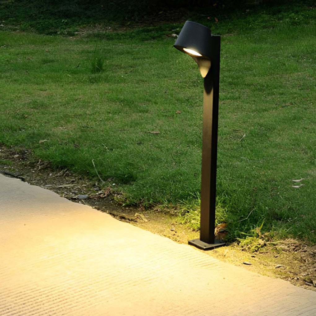 Minimalist Waterproof LED 10w Black Modern Outdoor Pathway Lights-Lighom