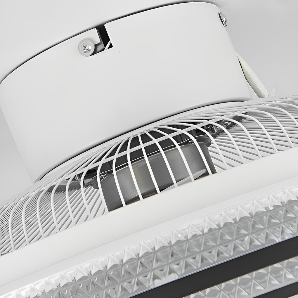 Intelligent Timing Mute LED Modern Bladeless Fan