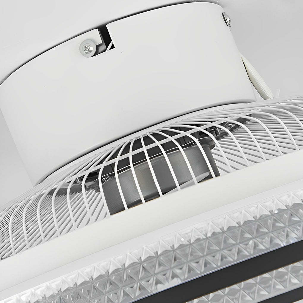Intelligent Timing Mute LED Modern Bladeless Fan