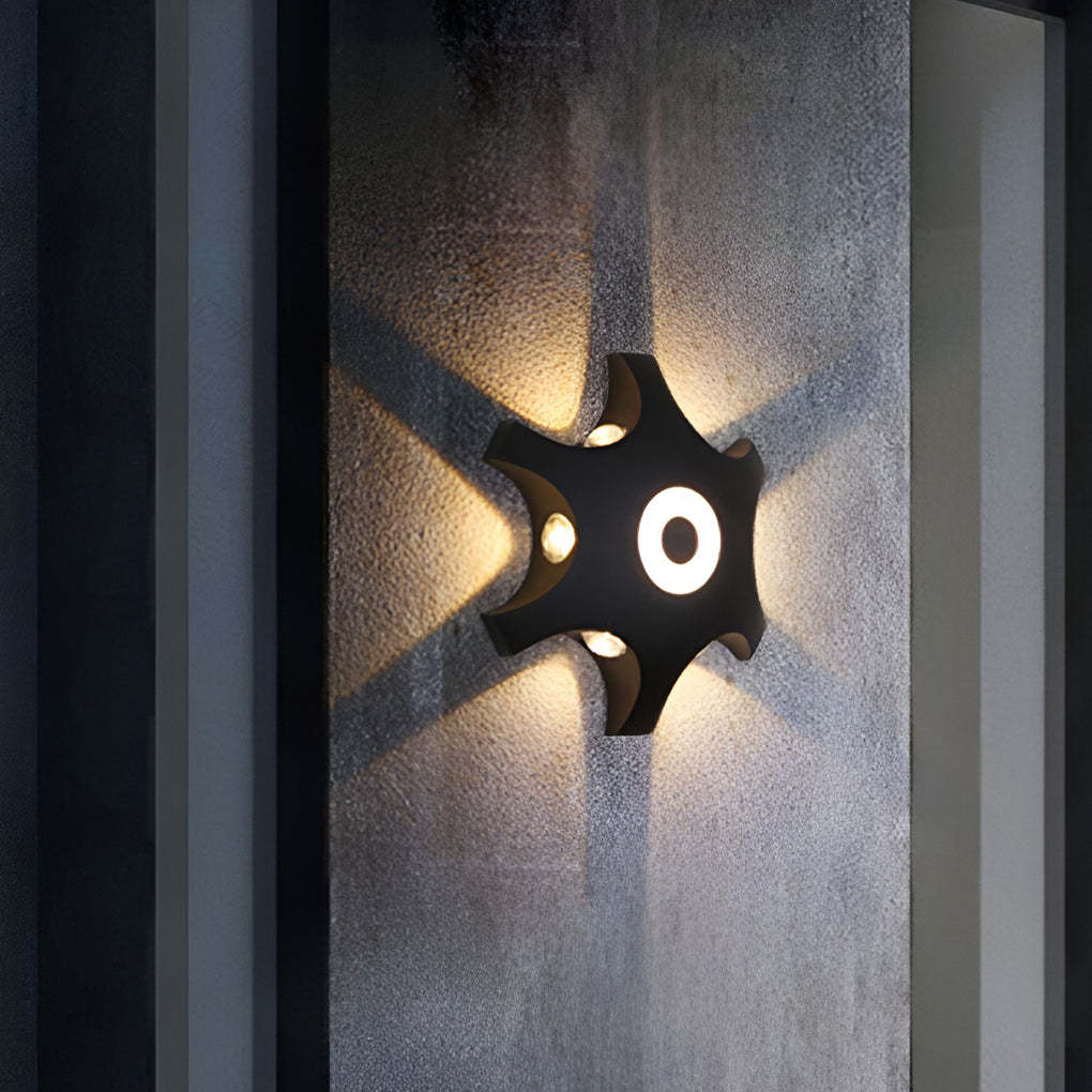 Flower Shaped LED Waterproof Nordic Wall Washer Lights Wall Sconces Lighting-Lighom