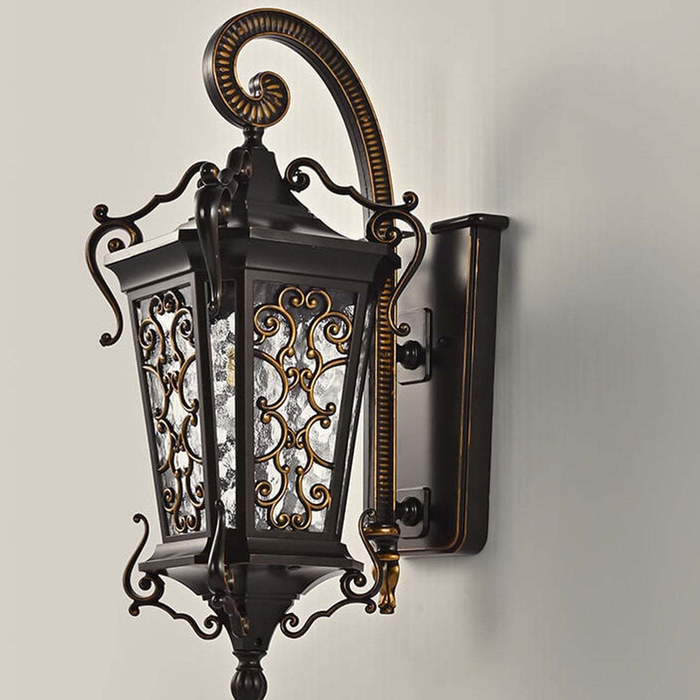 European Palace Outdoor Waterproof Sconce — B / 110V-120V For US/CA