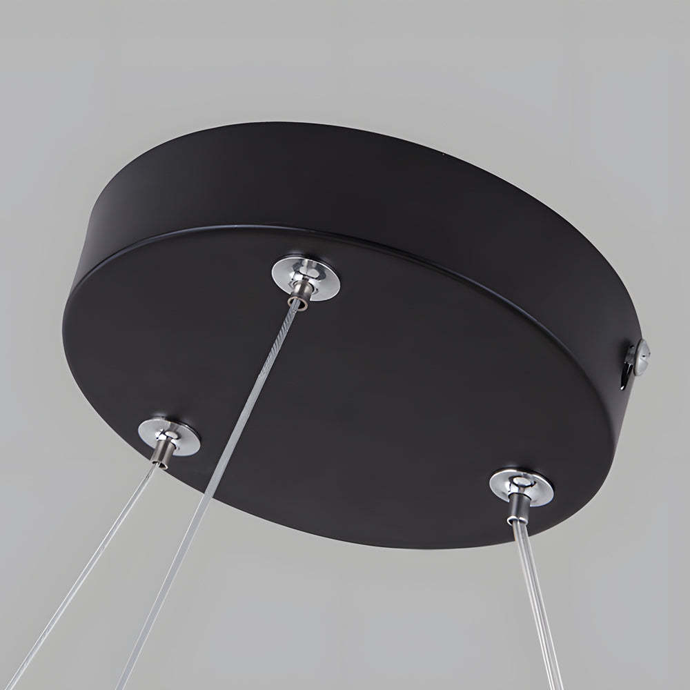 Round Pendant LED Modern Suspended Office Light