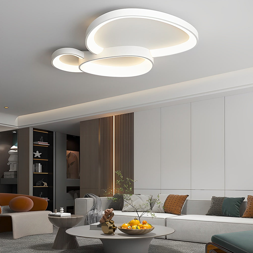 Geometric Line Dimmable LED Modern Ceiling Light
