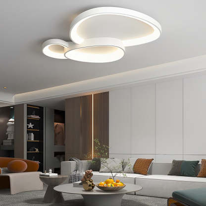 Geometric Line Dimmable LED Modern Ceiling Light