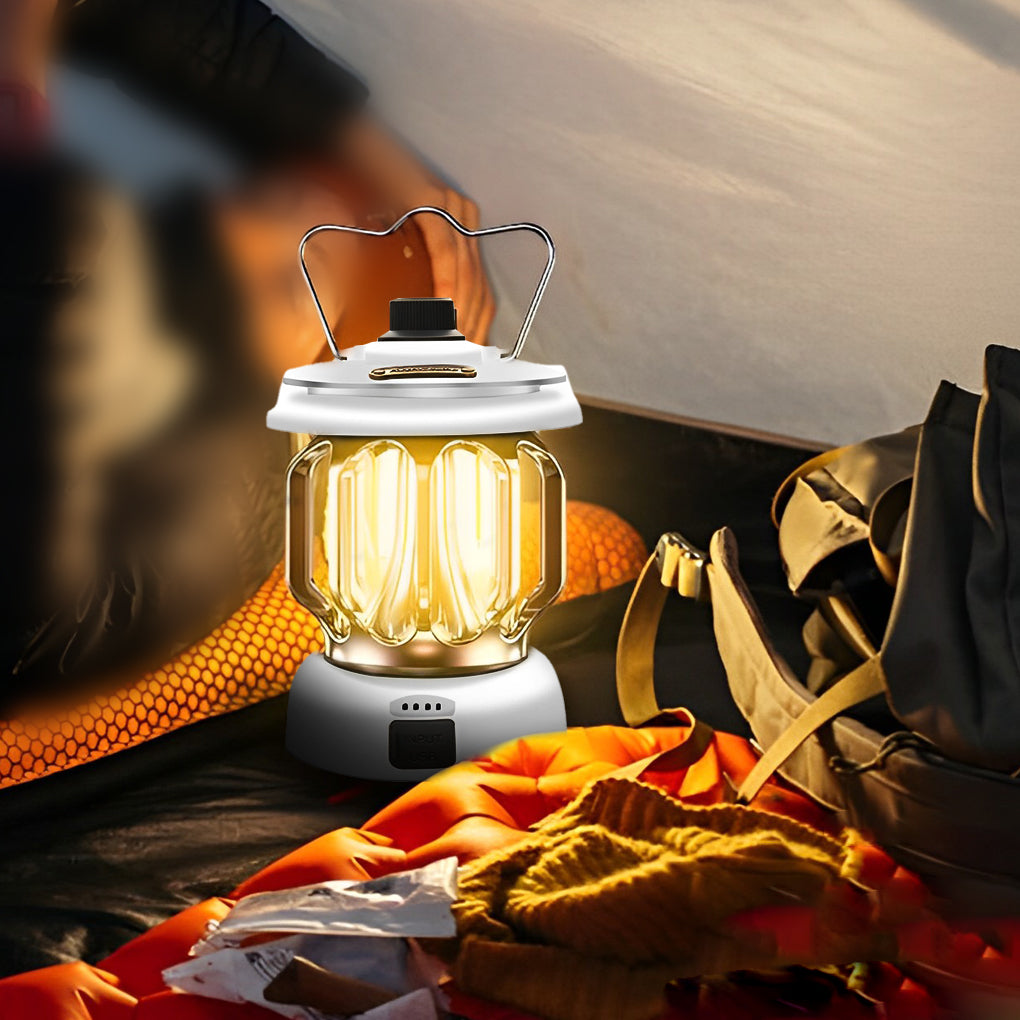 Lighom lantern portable metal outdoor lanterns & lamps for outdoor space — Green