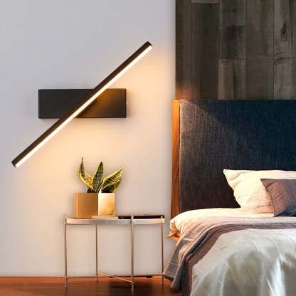 330�� Rotatable Creative Strip LED Modern Wall Lamp Wall Sconce Lighting-Lighom