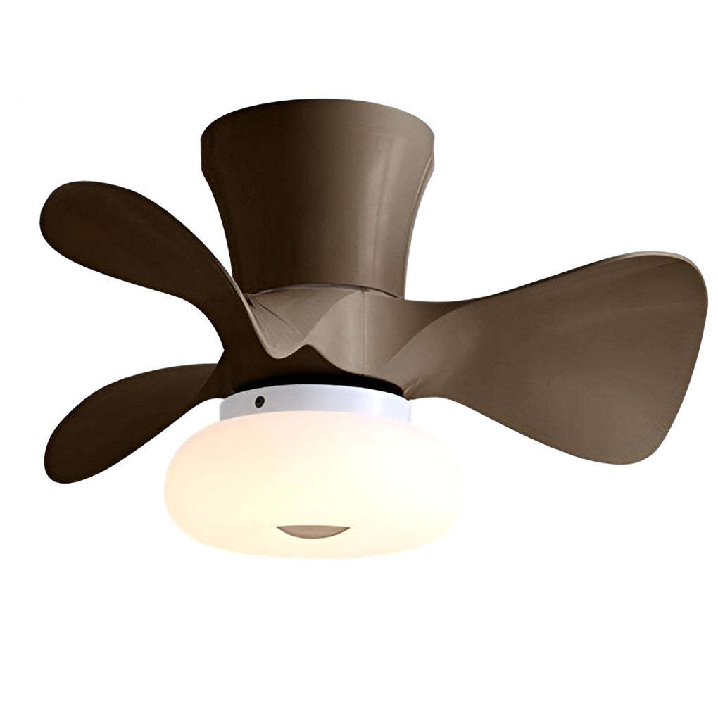 Macaron 3-Step Dimming LED Nordic Ceiling Fan