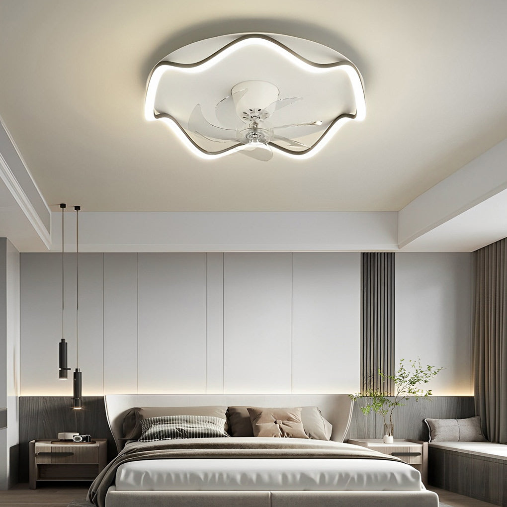 Ring Mute 360° Stepless Dimming LED Bladeless Fan