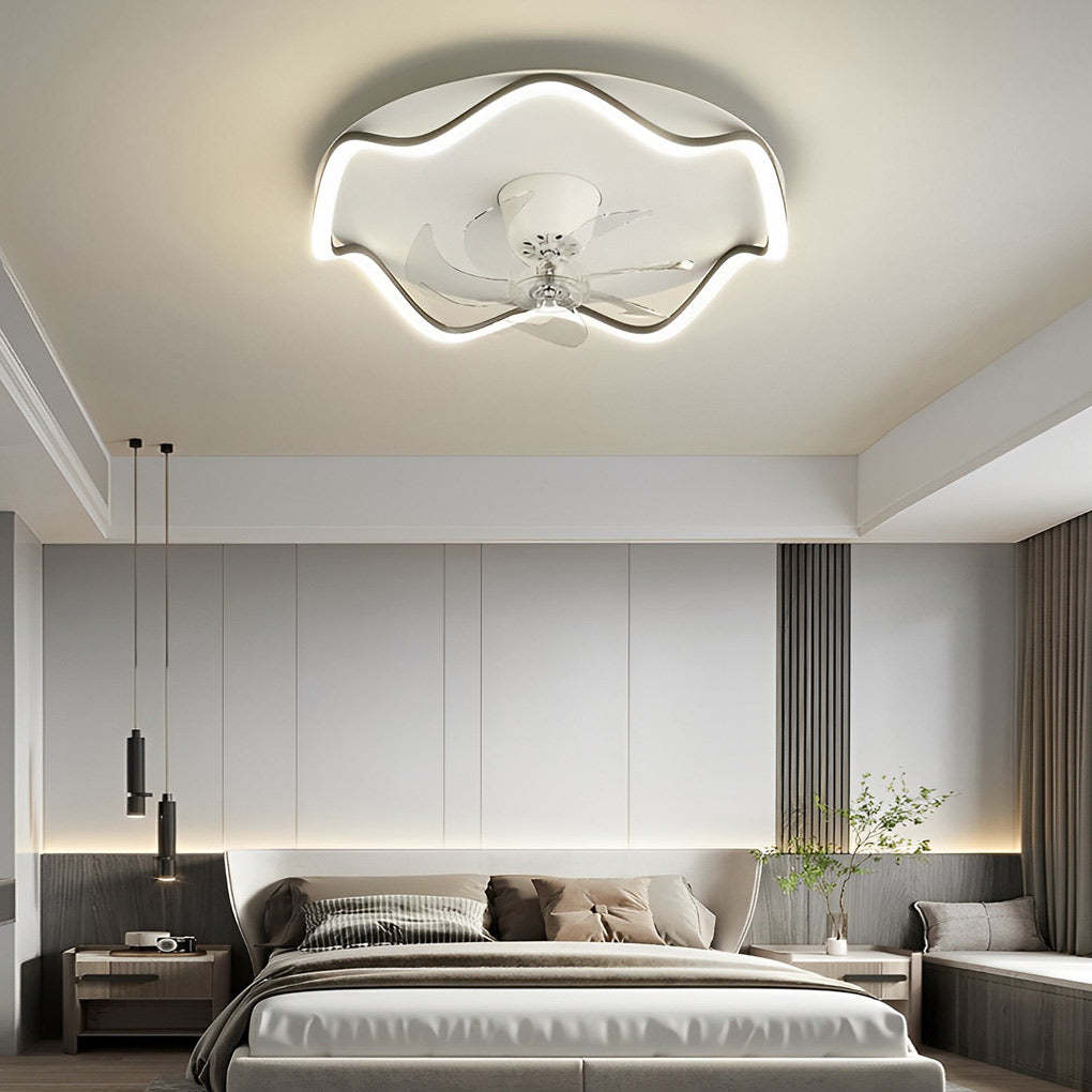 Ring Mute 360° Stepless Dimming LED Bladeless Fan