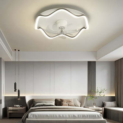 Ring Mute 360° Stepless Dimming LED Bladeless Fan