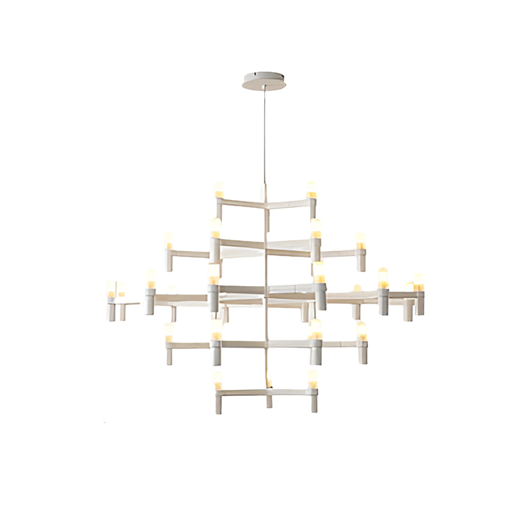 Metal Geometric LED Designer Nordic Chandelier