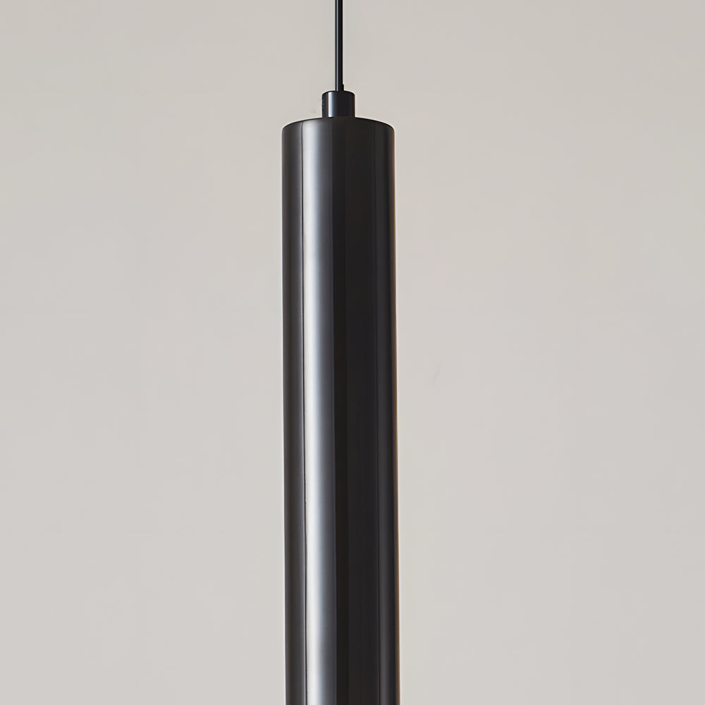 Modern tube bowl bronze pendant lighting