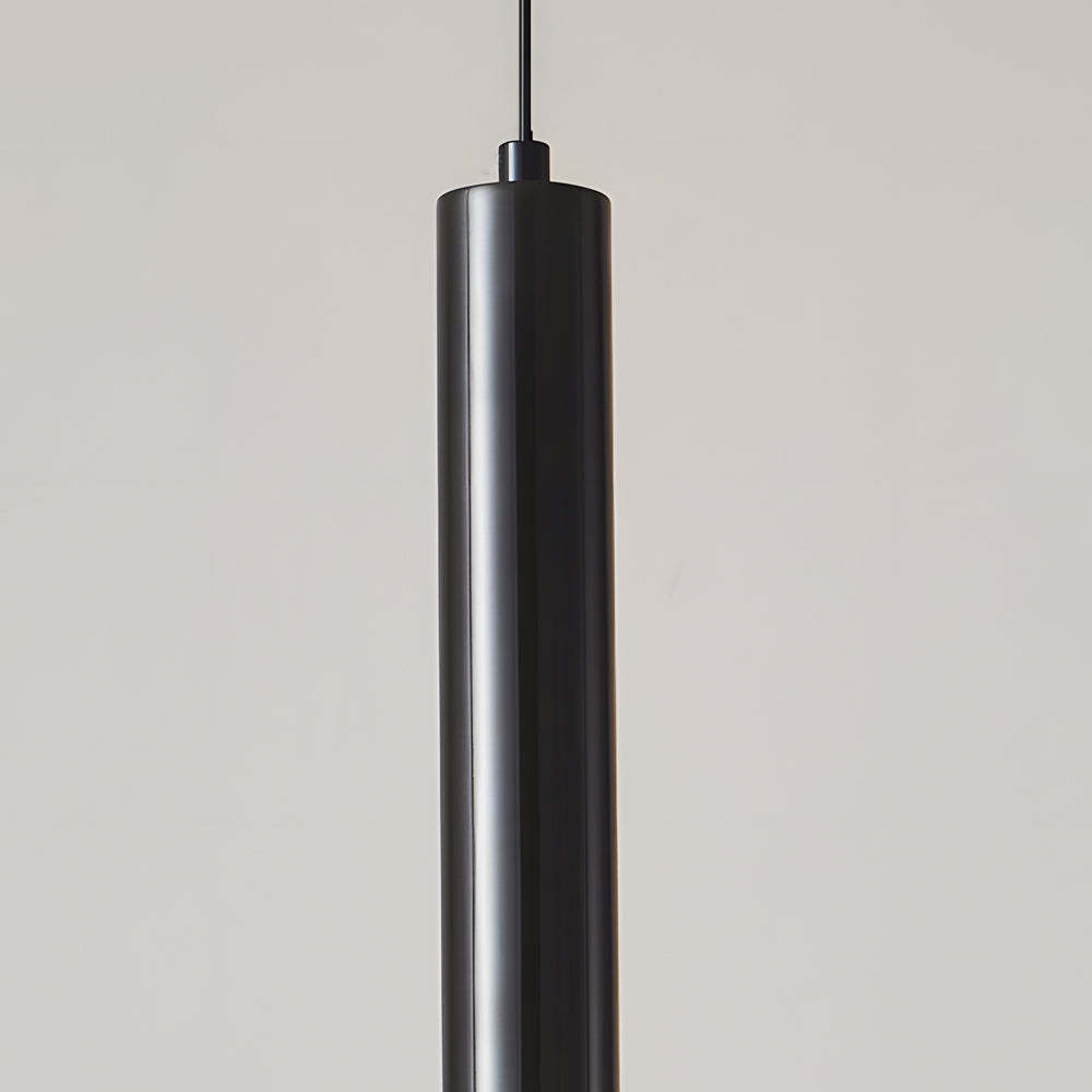 Modern tube bowl bronze pendant lighting