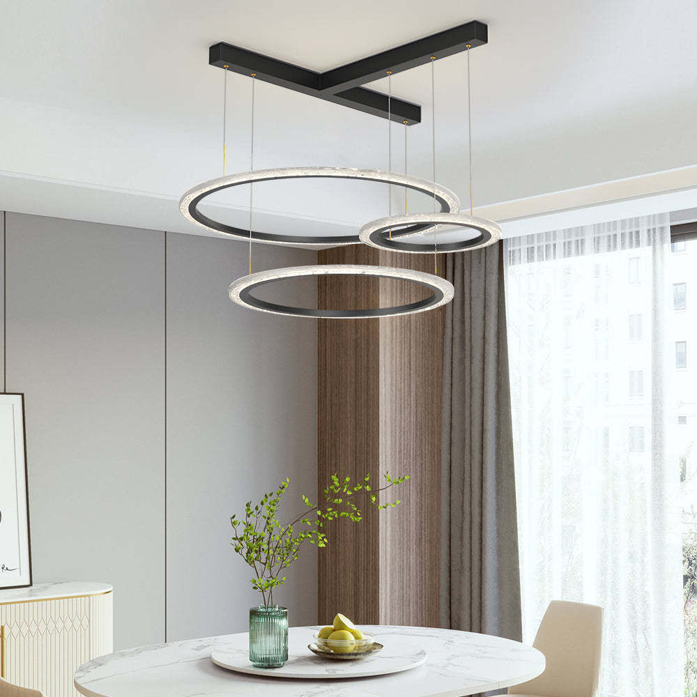 Ring Dimmable Modern Ceiling Chandelier