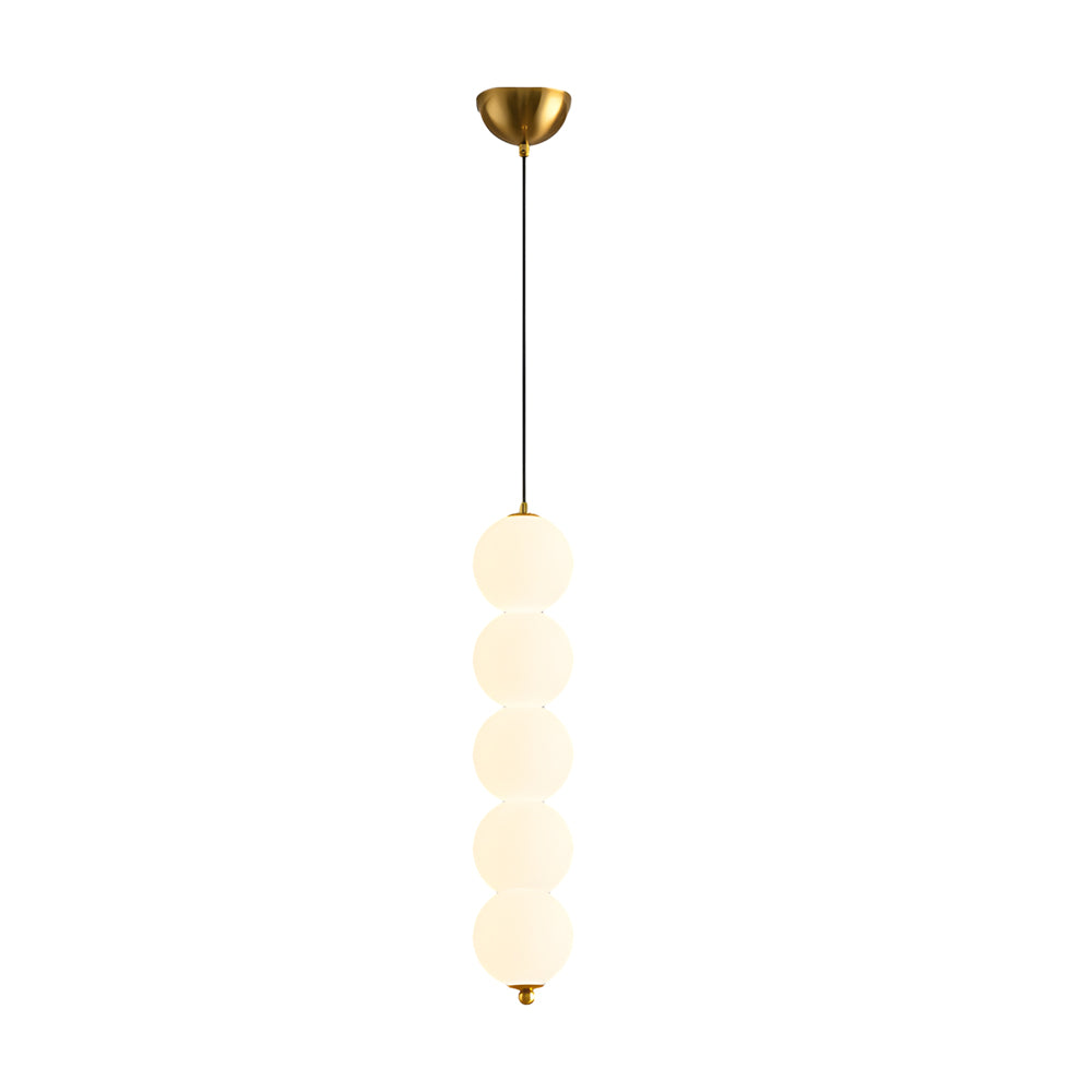 Modern Round Vertical Ball Dimmable LED Pendant Chandelier