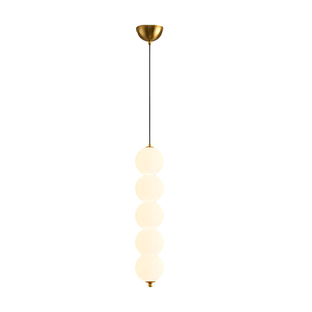Modern Round Vertical Ball Dimmable LED Pendant Chandelier