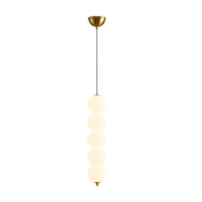 Modern Round Vertical Ball Dimmable LED Pendant Chandelier