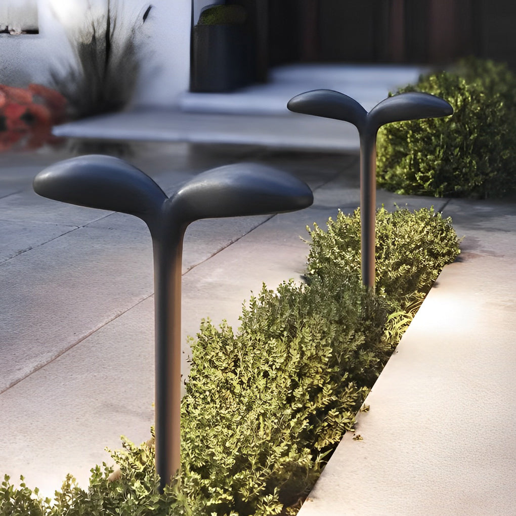 Aluminum 2-Light LED Warm Light Outdoor Landscape Pathway Lights-Lighom