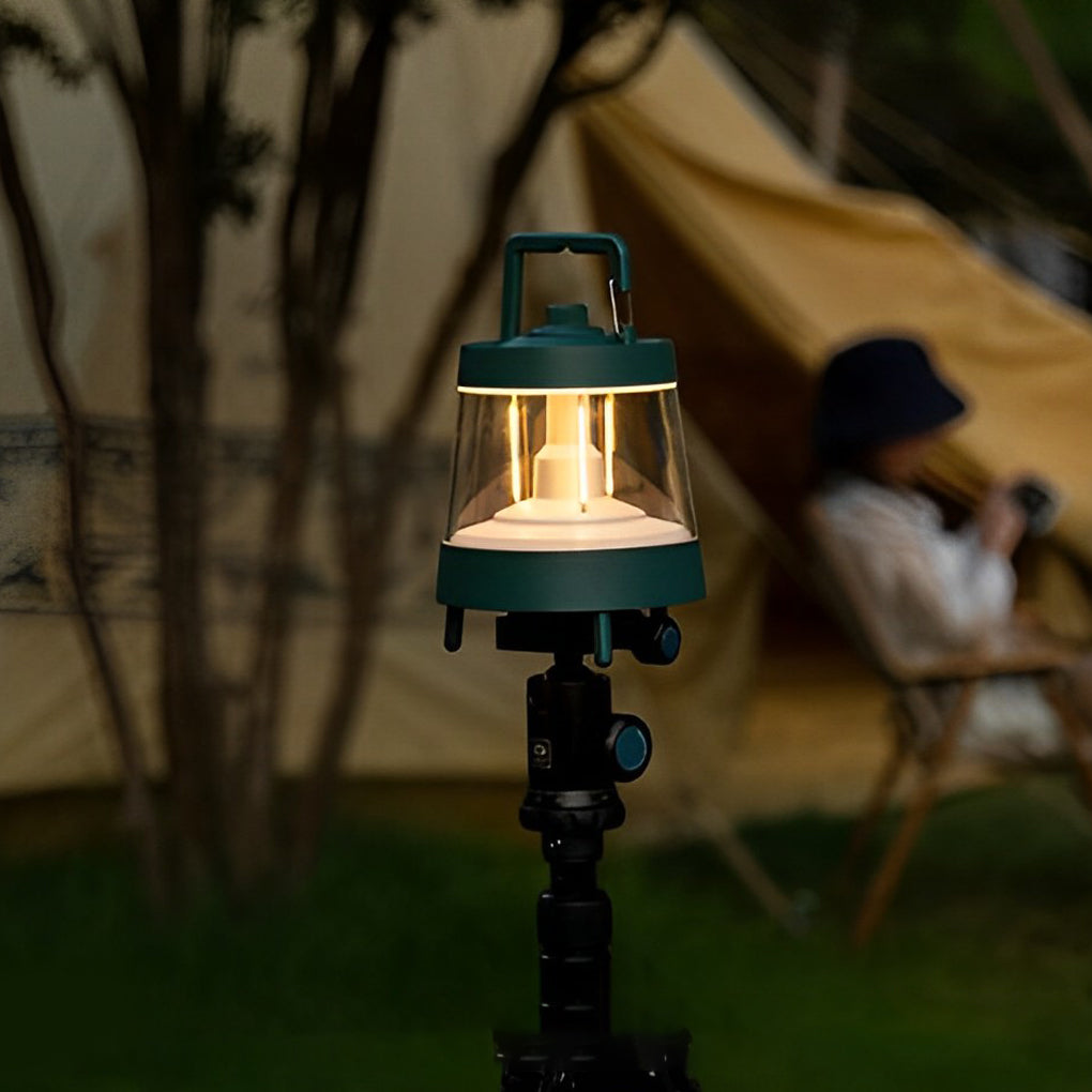 Waterproof USB 5V Rechargeable LED Dimmable Green Modern Camping Lights-Lighom