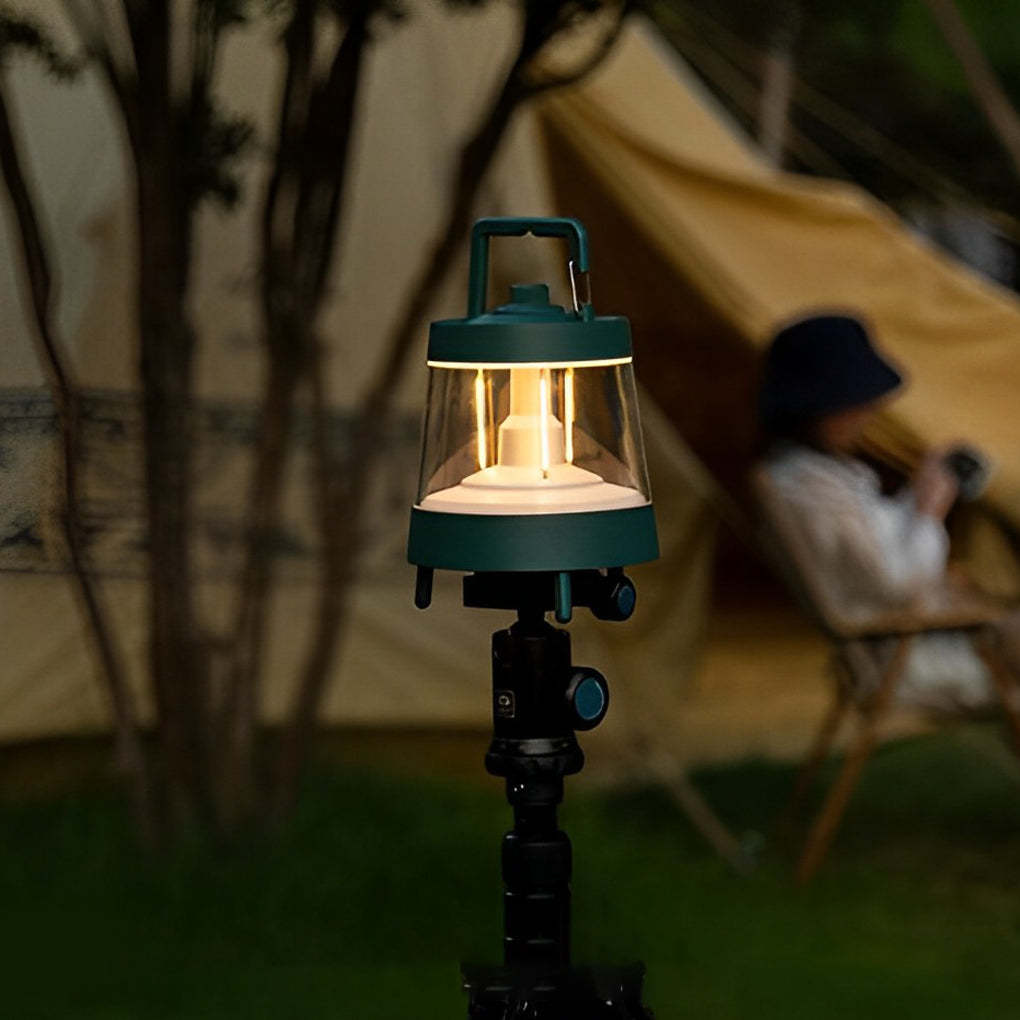 Waterproof USB 5V Rechargeable LED Dimmable Green Modern Camping Lights-Lighom