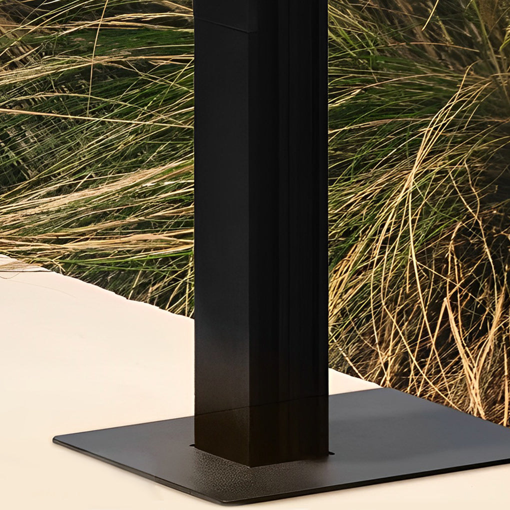 Simple Outdoor Waterproof LED Black Modern Pathway Lights Lawn Lamp-Lighom