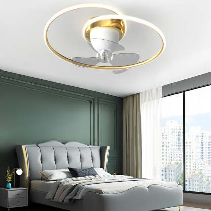 Smart 360 Rotating LED Dimming Timing Ceiling Fan