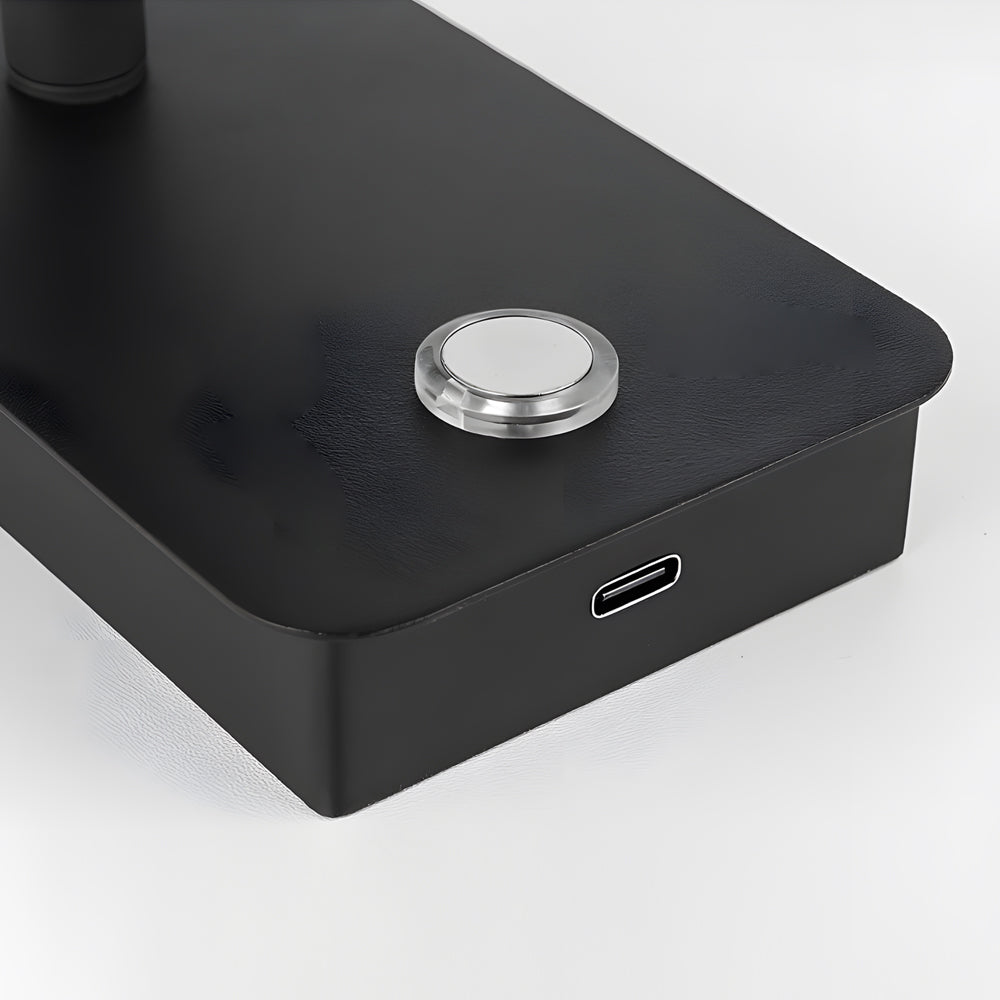 USB Rotatable Magnetic Wall Light Bedside Spotlight-Lighom