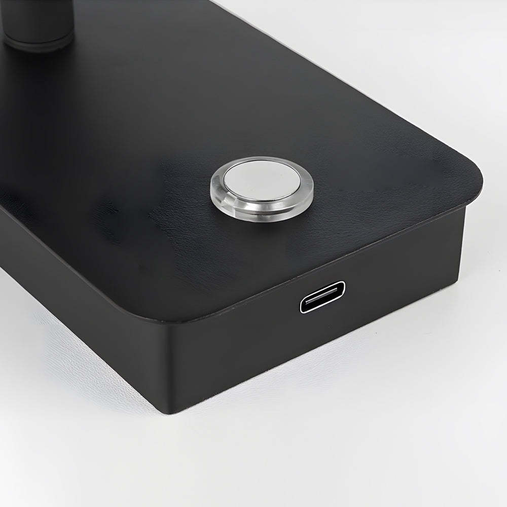 USB Rotatable Magnetic Wall Light Bedside Spotlight-Lighom
