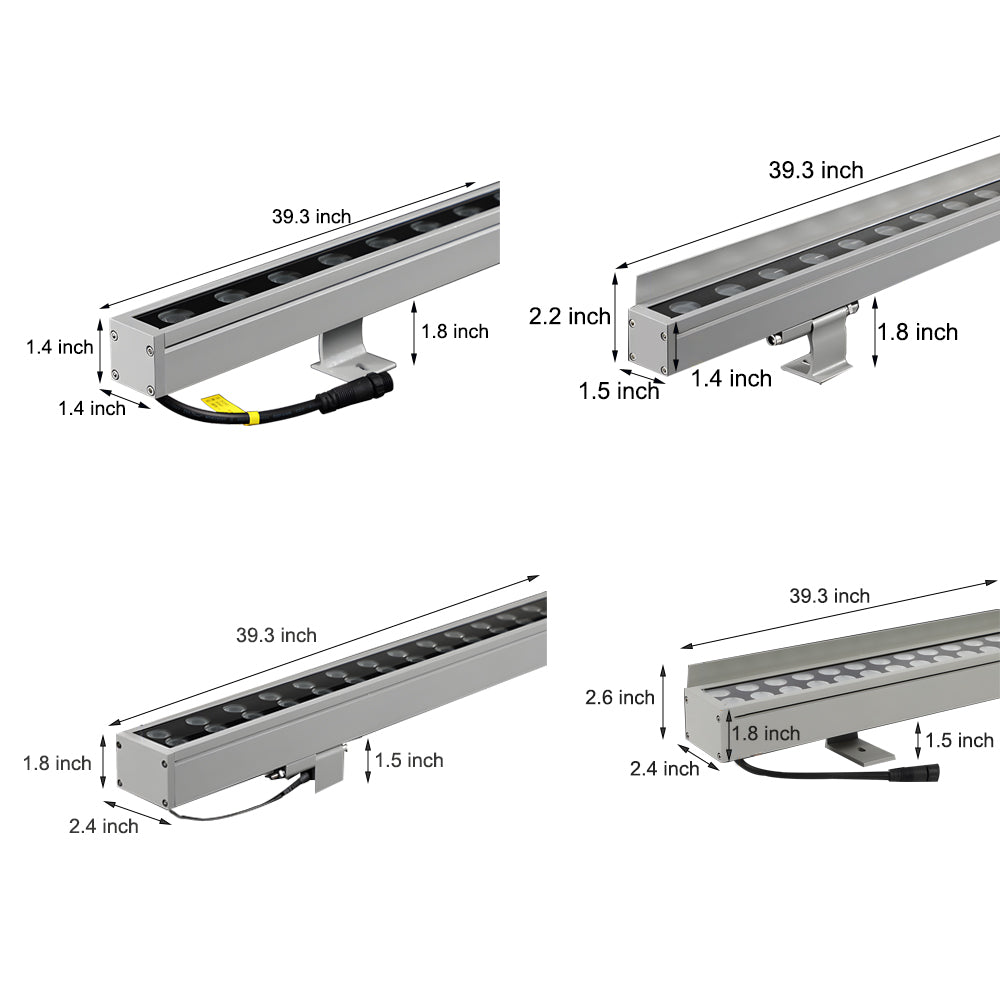 39.3-Inch Long 24V Linear LED Wall Washer-Lighom