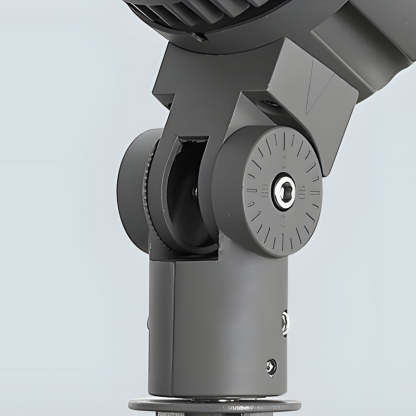 Adjustable Aluminum Black Modern Outdoor Spotlight