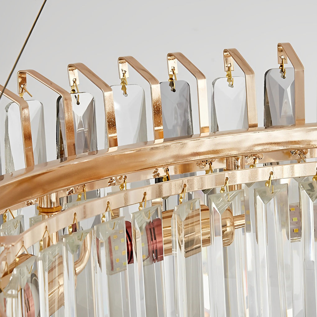 Modern plated layer gold chandeliers, Lighom