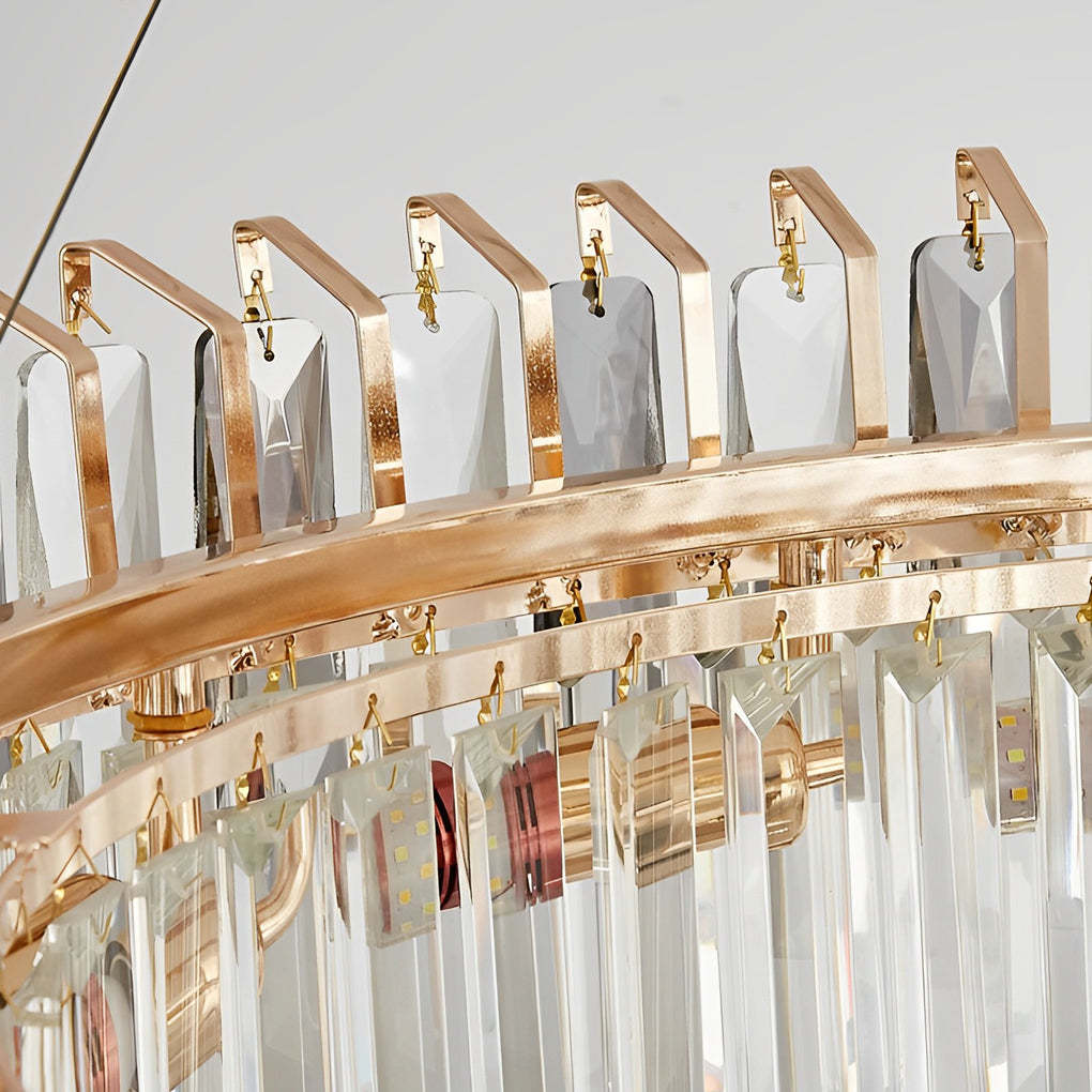 Modern plated layer gold chandeliers, Lighom