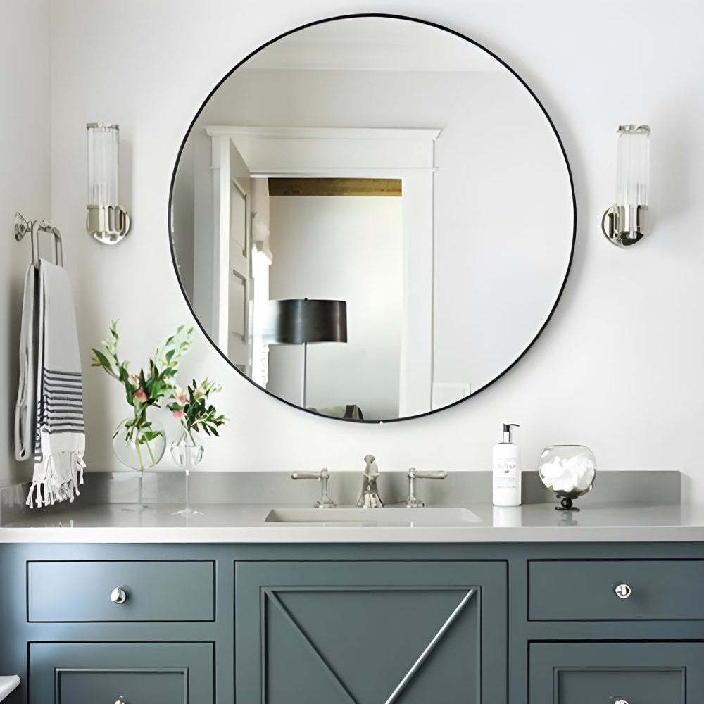 1/2-Light Modern Chrome Gold Clear Glass Wall Sconce — Chrome / 2-Light