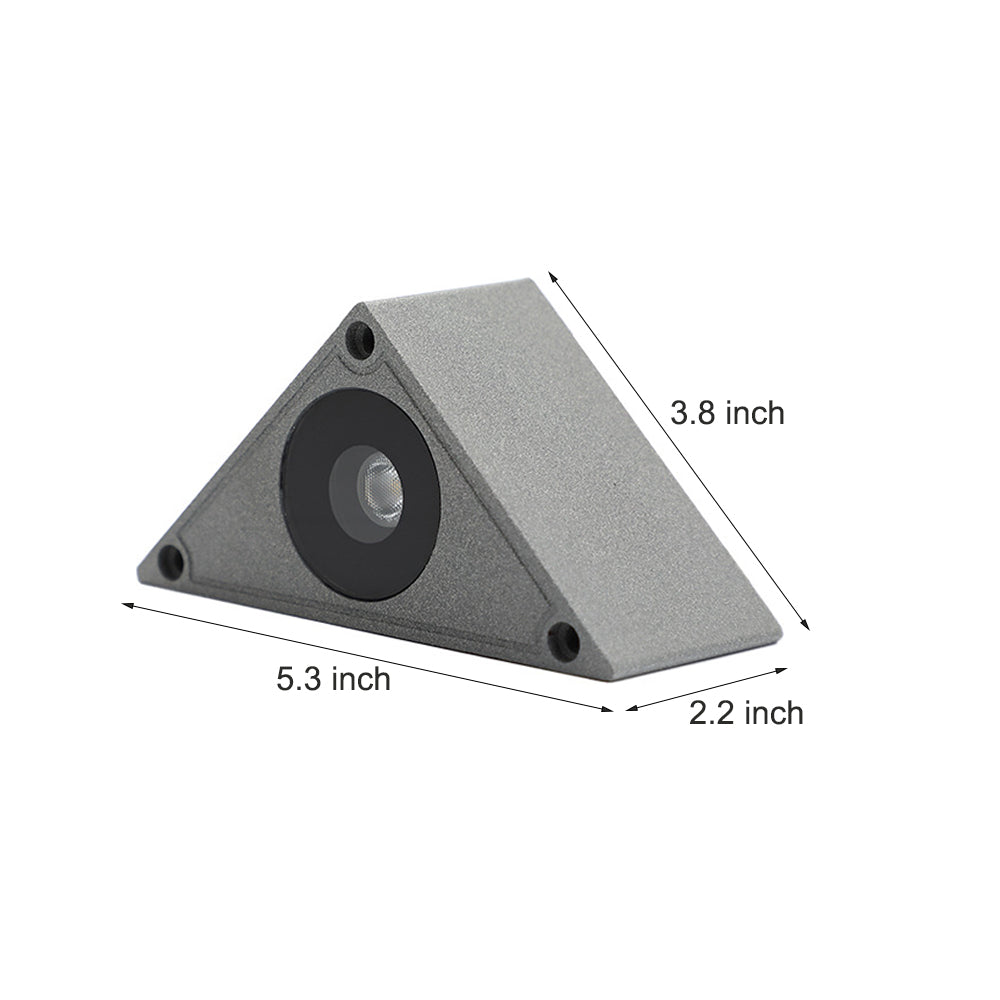 Waterproof DC24V Triangle Outdoor Deck Step Light-Lighom