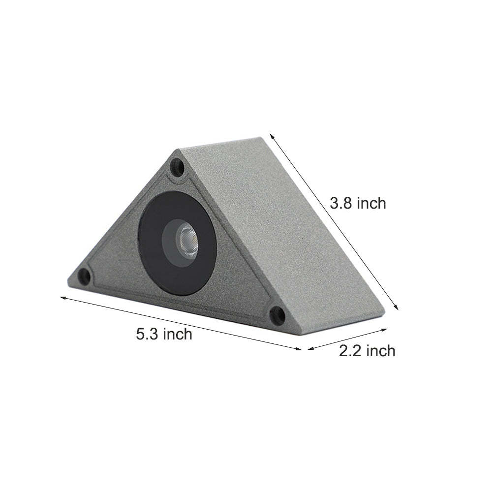 Waterproof DC24V Triangle Outdoor Deck Step Light-Lighom