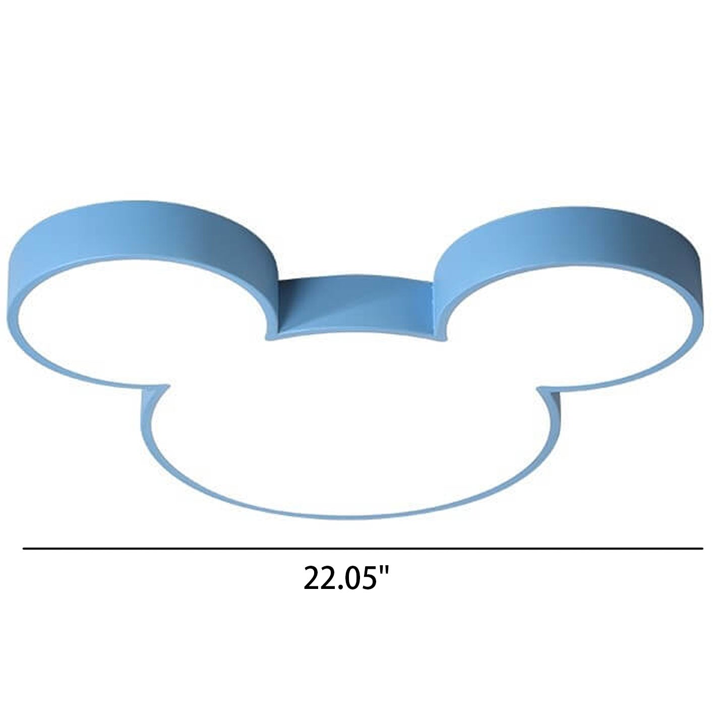 Cartoon Mouse Slim LED Flush Mount Light