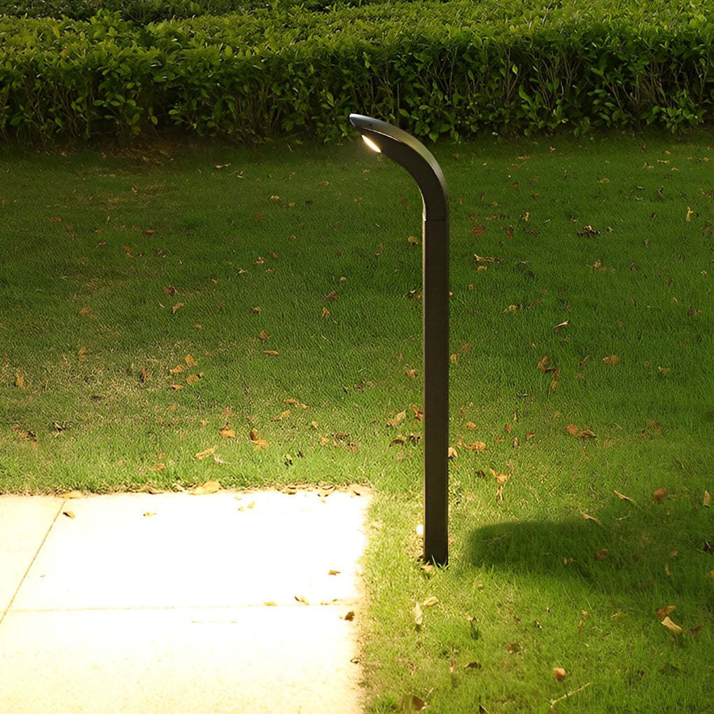 Waterproof IP65 COB LED Black Modern Outdoor Pathway Lights-Lighom