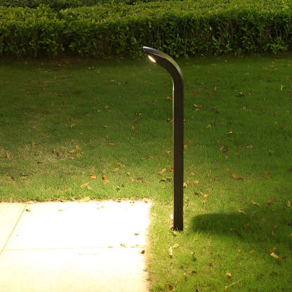 Waterproof IP65 COB LED Black Modern Outdoor Pathway Lights-Lighom