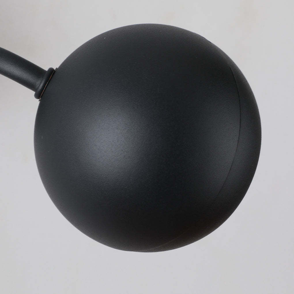 Round Adjustable Iron Minimalist Bedside Wall Lamp