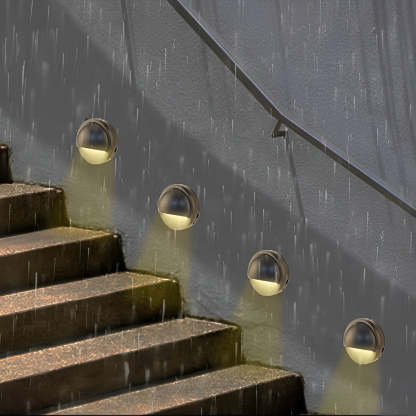 Hallf Moon 12-36V Low Voltage LED Deck Downward Lighting Wall Mounted Step Lights-Lighom