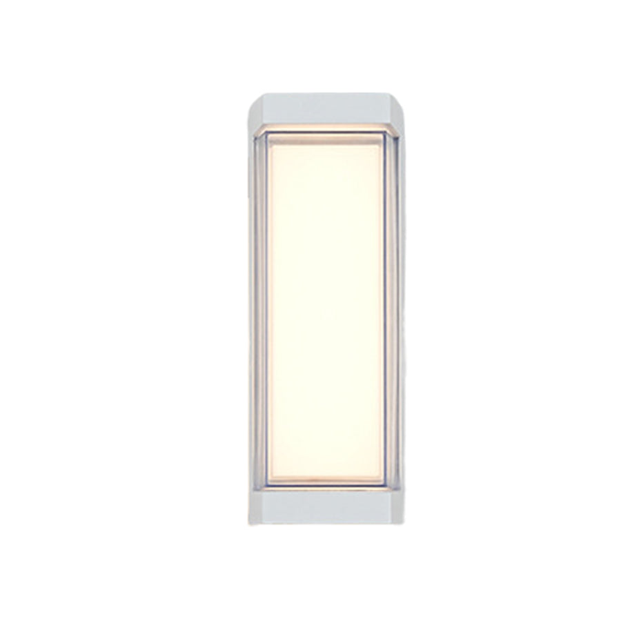 Sleek Dual-Directional Outdoor Wall Light with Modern Arc & Rectangular Designs-Lighom