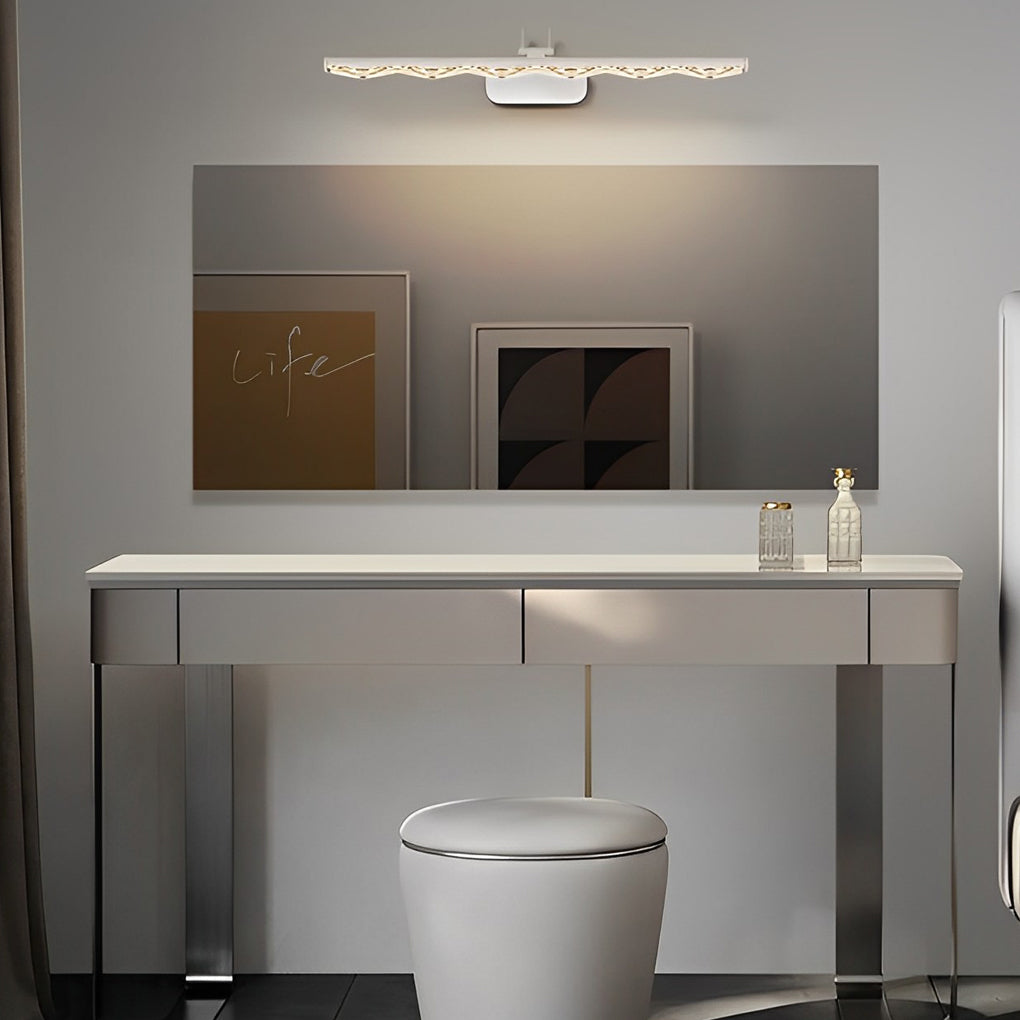 Crystal-Like Bathroom Vanity Light with Multi-Faceted Prismatic Acrylic Shade-Lighom