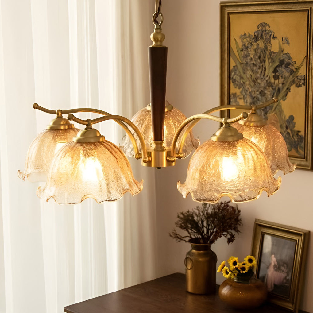 Cracked Glass Retro Pendant Chandelier